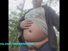 Pummelig, Papi, Schwul, Im freien, Solo