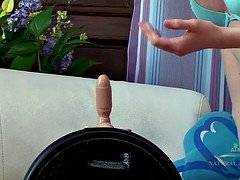 Young Girl Rides Sybian