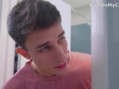 Watch this hot wife's tight ass take a hard pounding with a dildo and cumshot included!