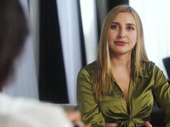 美女, ブロンド, 茶髪の, 巨乳な, フェティッシュ, レズビアン, なめる, オマンコ