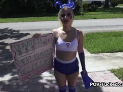Rubia, Mamada, Polla, Hd, Dinero, Adolescente, Tetas