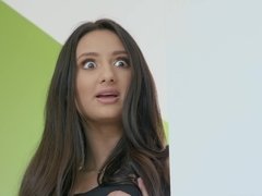 Alura Jenson punishes her peeping stepdaughter
