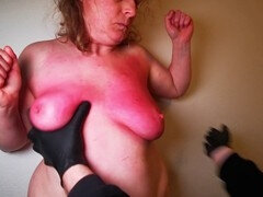 Sadomasoquismo, Dominación, Extremo, Humillación, Castigada, Esclavo, Nalgadas, Tetas