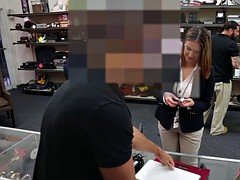 Big tits woman fucked for a plane ticket