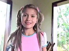 素人, 美女, ブロンド, 指いじり, ハードコア, 小柄, ティーン, オッパイの