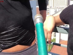 Член, Ноги, Женское доминирование, Фетиш, Фут фетиш, Дрочка ногами, Секс без цензуры, На природе