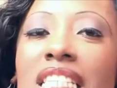 Noire, Noir ébène, Masturbation, Solo