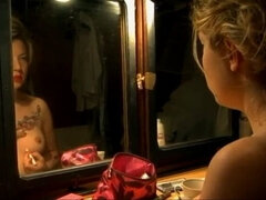 Mainstream explicit female sex and nudity.. Lengthy and graphic pussy fingering.  Explicit female masturbation.   Wendy Delorme - The Final girl 2010