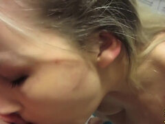 Enthousiasteling, Pijpbeurt, Sperma shot, Daddy, Sperma in gezicht, Duits, Handbeurt, Tiener