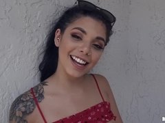 Public Pickups hot POV scene with Gina Valentina