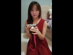 Asiatique, Brunette brune, Masturbation, Solo, Adolescente, Thaïlandaise, Nénés, Webcam