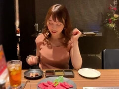 素人, アジア人, デカパイ, フェラチオ, カワイイ, バック, エロティック, 日本人