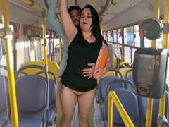 College student gets ravished on the bus!
