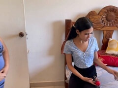 Amateur, Bondage domination sadisme masochisme, Bondage, Brunette brune, 2 femmes 1 homme, Fille latino, Pov, Espagnole