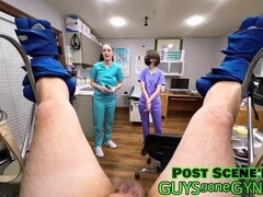 Cum Clinic Extraction #14 - Nurse Azra Iahmir Uses Deep Throat on Virgin Nurse Luci Starr