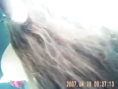 Autobus, Vrouw, Flashing, Openbaar