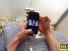 Blasen, Paar, Sperma im mund, Kehlenfick, Jeans, Russisch, Schwestern, Jungendliche (18+)