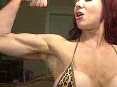 Большие сиськи, Женщины, Мускулы, Рыжие