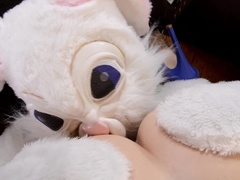69, ブロンド, フェラチオ, ドレス, 顔射, ヒール, 小柄, オッパイの