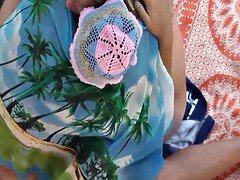 Leie, Strand, Freundin, Handjob, Spanner