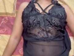 Seductive Indian babe indulges in passionate lovemaking with dirty talk