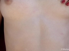 お尻, 茶髪の, 毛深い, 下着, オナニー, 乳首, ストッキング, タトゥー