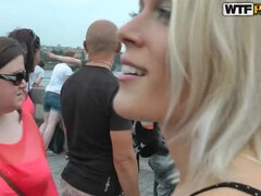 Blonde, Hd, Outdoor, Public, Teen