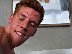 Leie, Arsch, Wichsen, Masturbation, Milf, Orgasmus, Rotschopf, Solo