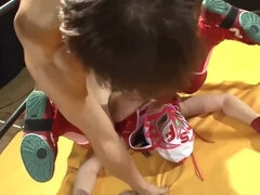 アナル, デカパイ, 茶髪の, フェティッシュ, グループ, Hd, 日本人, レスリング