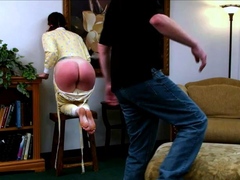 Cornertime and Spanking in drop seat PJ's