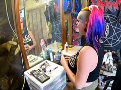 Cum mouth, smoking blowjob, big tits