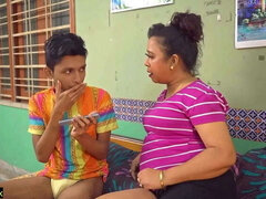 Indian Teen Boy, Sourish, Has Intense Sex with Stepsister, Mana!