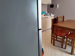 お尻, 人妻の, キッチン, 淫乱熟女, 母, 裸, 禁句, オッパイの