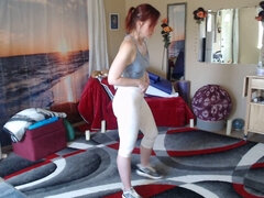 Culo grande, Hendidura, Universidad, Pies, Madres para coger, Mamá, Hijo, Spandex