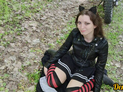 ぶっかけ, イく瞬間, 顔射, アウトドア, 公共, ガリガリ