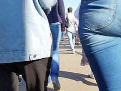 Hot tight ass, tight jeans ass, denim