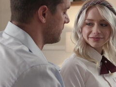 Смазливые, Папочка, Огромные размеры, Лизание, Школьница, Молоденькие, Сиськи, Под юбкой