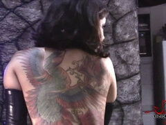 Asiatique, Hd, Lingerie, Tatouage