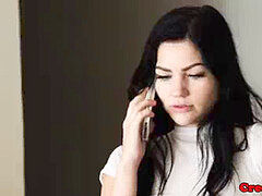 Bondage discipline sadomasochisme, Pijpbeurt, Dominatie, Zwart, Tiener, Trio, Bekijker