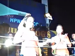 Amateur, Nana, Concours, Public, Nénés, Mouillée