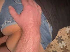 Leie, Grosser arsch, Spermaladung, Selbstgemacht, Lecken, Milf, Muschi, Russisch