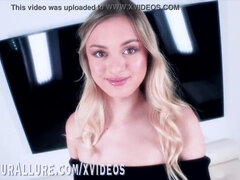 AMBER MOORE, BLONDE BOMBSHELL LOVES A HARD COCK