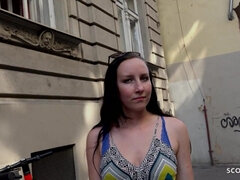 Enthousiasteling, Grote kont, Universiteit, Duits, Natuurlijk, Ruw, Hangende tieten, Tiener