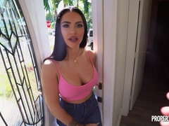 美女, デカパイ, 気狂い, エロティック, 淫乱熟女, お金, オッパイの