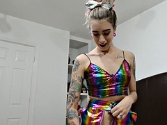 Blonde, Robe, Poilue, Masturbation