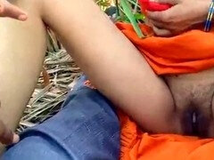 自家製, 人妻の, インド人, アウトドア, 小柄, オマンコ, ストッキング, ティーン