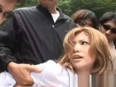 Asiatisch, Blasen, Japanische massage, Im freien, Öffentlich