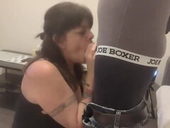 Dawn Drains My Balls Every Morning And Night - Big Tits MILF Wife Blowjob
