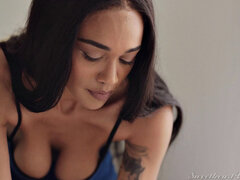 Badkamer, Zwart, Stel, Zoenen, Lesbisch, Masturbatie, Tietenklus, Nat