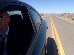 Biker chick likes sex in the nature
